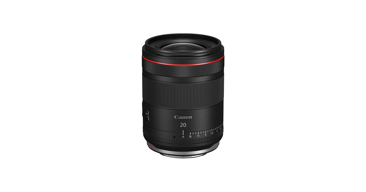 キヤノン、超広角単焦点レンズ「RF20mm F1.4 L VCM」を4/25に発売決定