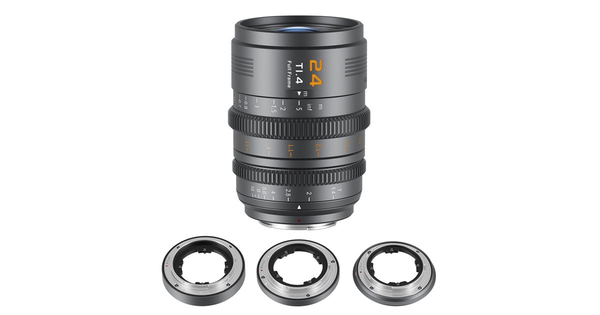 SIRUI、マルチマウントに対応した24mm広角レンズ「SIRUI VP-1