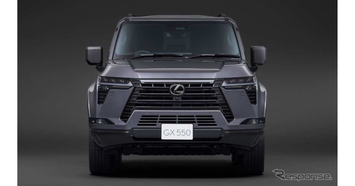 レクサス『GX550』正式販売、3列シート7名乗りの「version L」を新設定