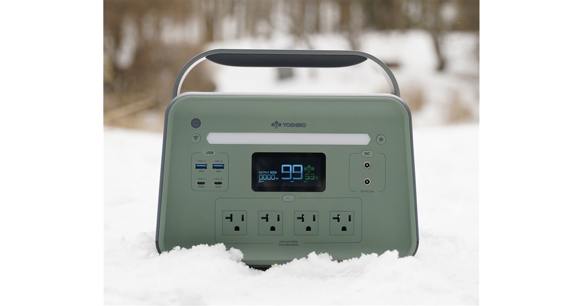 ヨシノ、固体電池を採用した容量1085Whのポータブル電源「YOSHINO