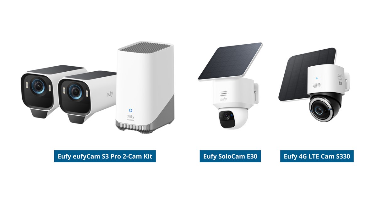 Eufy eufyCam S330 2-Cam Kit | 屋外用セキュリティカメラの製品