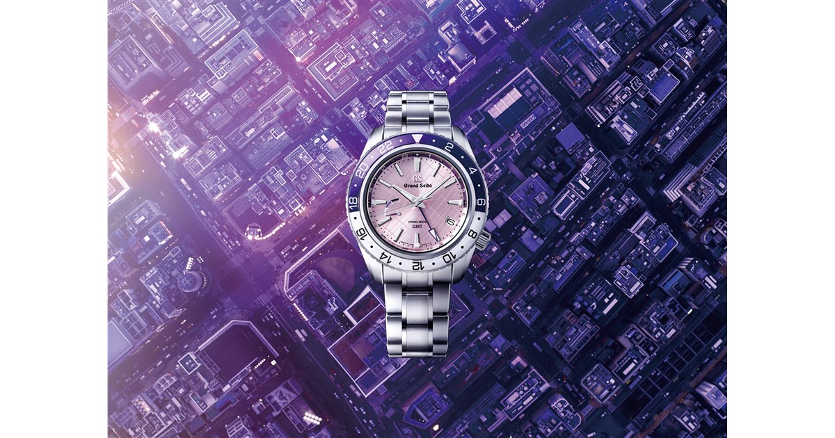 グランドセイコー、銀座の魅力を紫のダイヤルで表した「スプリング