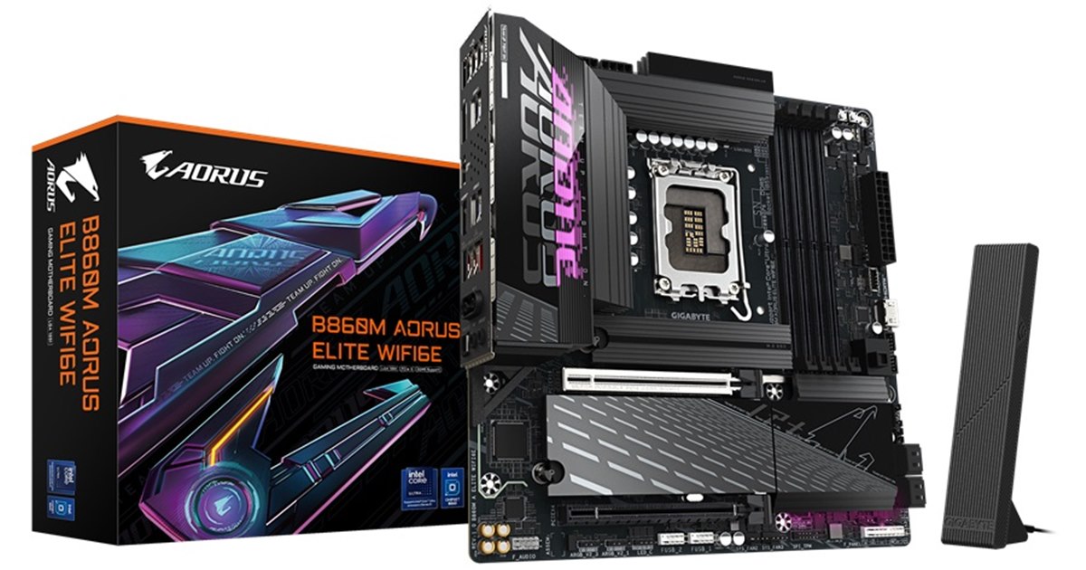 GIGABYTE マザーボード型　LED置物+USBドライブ GIGABYTE B850M AORUS ELITE WIFI6E ICE AMD 800シリーズ Socket
