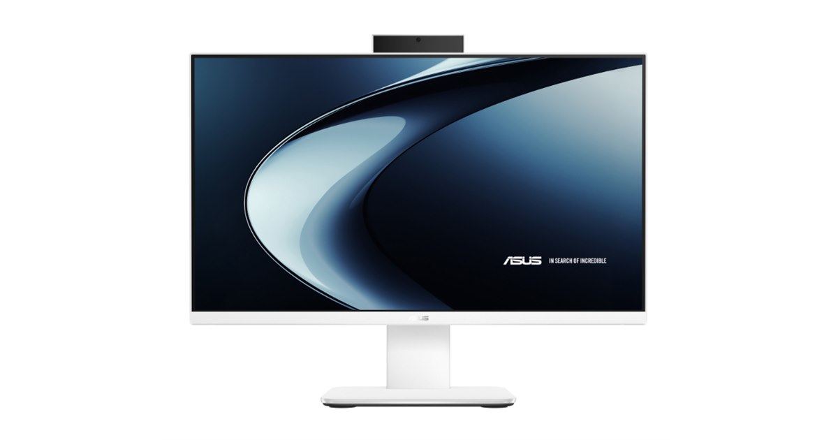 ASUS、シンプルデザインの23.8型液晶一体型パソコン「ASUS V400