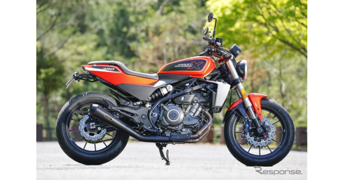 HARLEY DAVIDSON X350 レーシングエキパイ ストレート 【マフラー