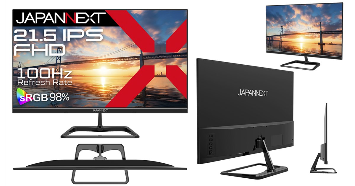 JAPANNEXT 21.5インチディスプレイ 　JN-IPS215DF JAPANNEXT 21.5インチ IPSパネル搭載 フルHD(1920x1080)解像度