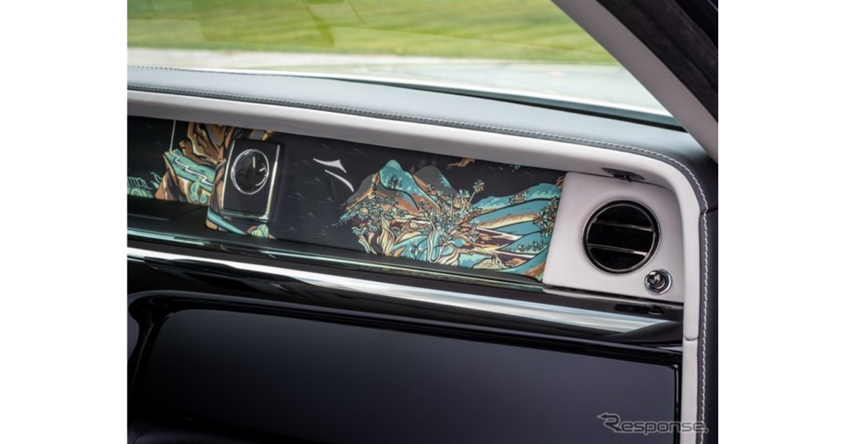 敦煌の壁画」からインスピレーション、3台の特別なロールスロイスを