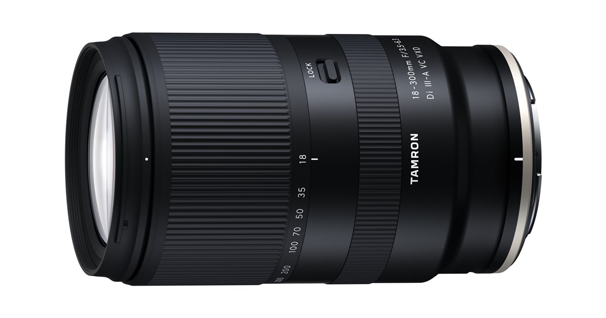 タムロン、16.6倍ズームレンズ「18-300mm F/3.5-6.3 Di III-A VC