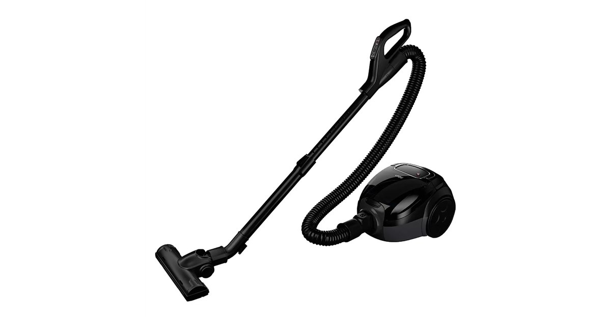 AQUA キャニスター掃除機 ホワイト 18,700円、AQUAからシンプルでパワフルな紙パック式キャニスター