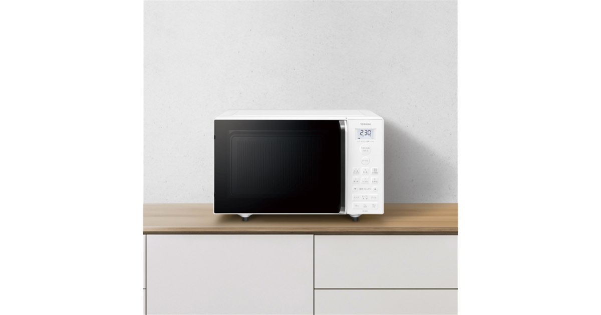 東芝、フラット庫内を採用したコンパクトオーブンレンジ「ER-20B