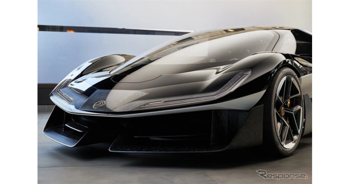 新車外し　キャンバス セオリー ビタースタイル 限定 シルバー×ブラック ロータス『セオリー1』は1000馬力！ 新デザイン哲学を反映した