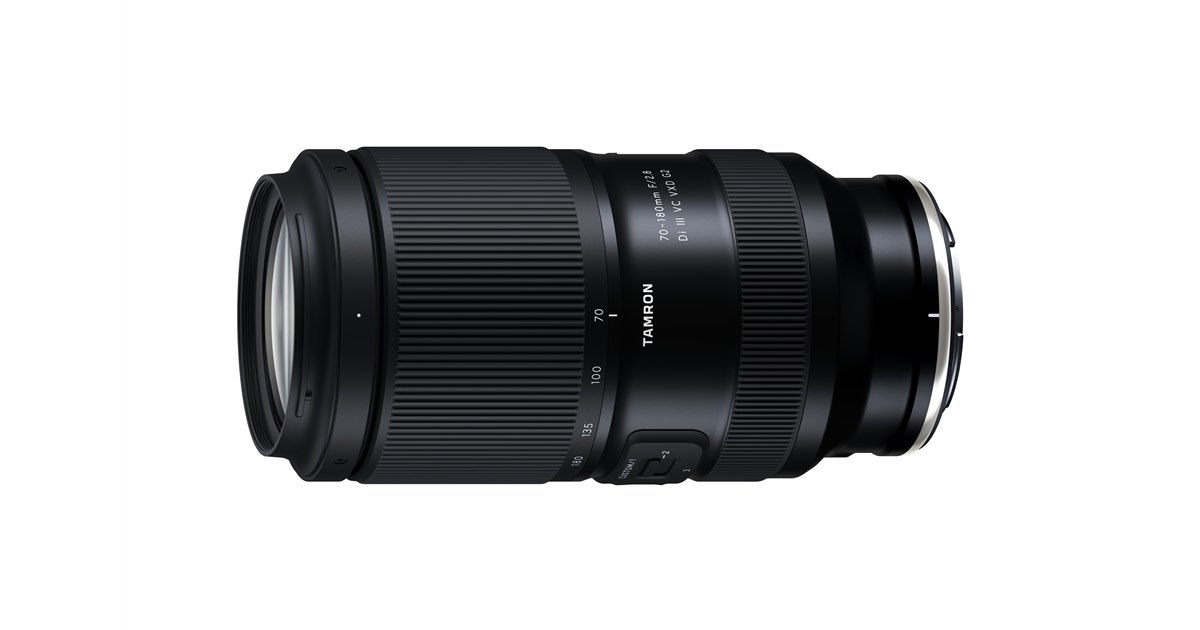 タムロン、「70-180mm F/2.8 Di III VC VXD G2 (Model A065)」に