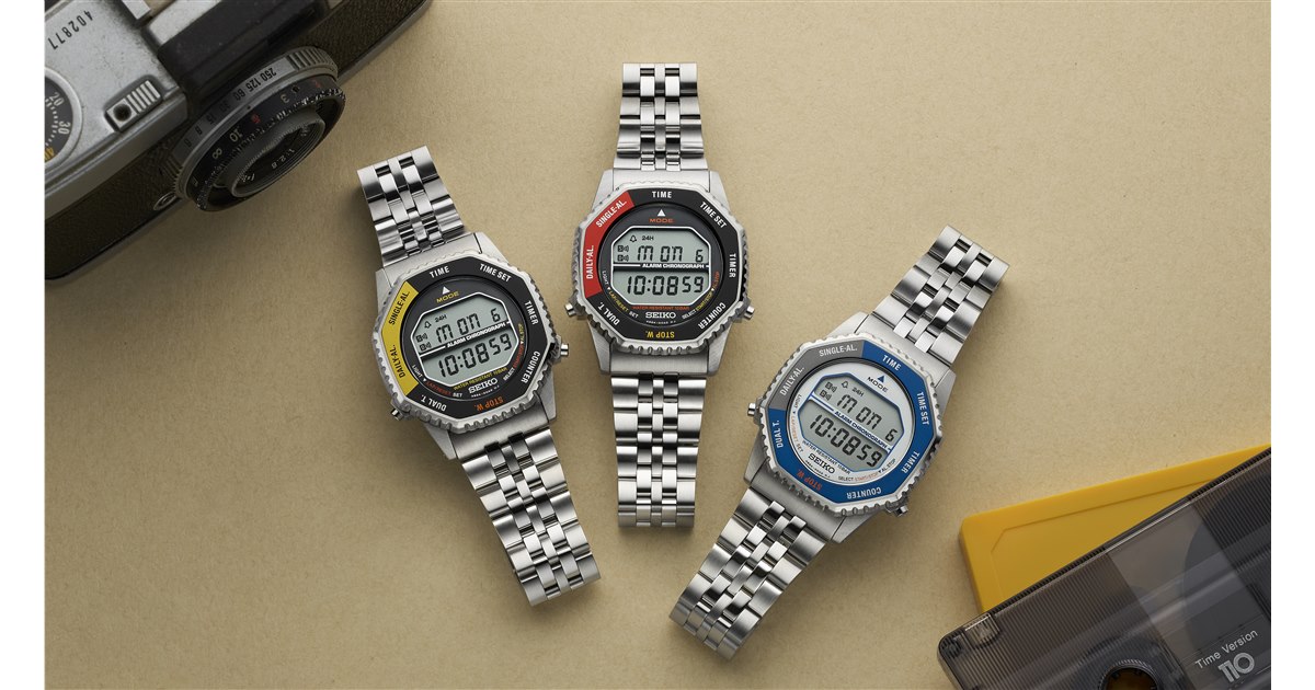 セイコー、80年代に親しまれたデジタルウォッチの復刻版など「S