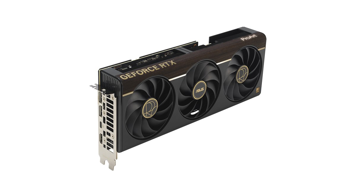 ASUS、「GeForce RTX 5080/5070 Ti」を搭載したウッド調デザインの