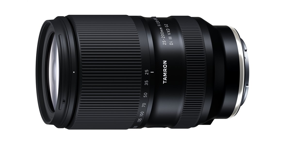 タムロン、Eマウント用レンズ「25-200mm F/2.8-5.6 Di III VXD G2」に