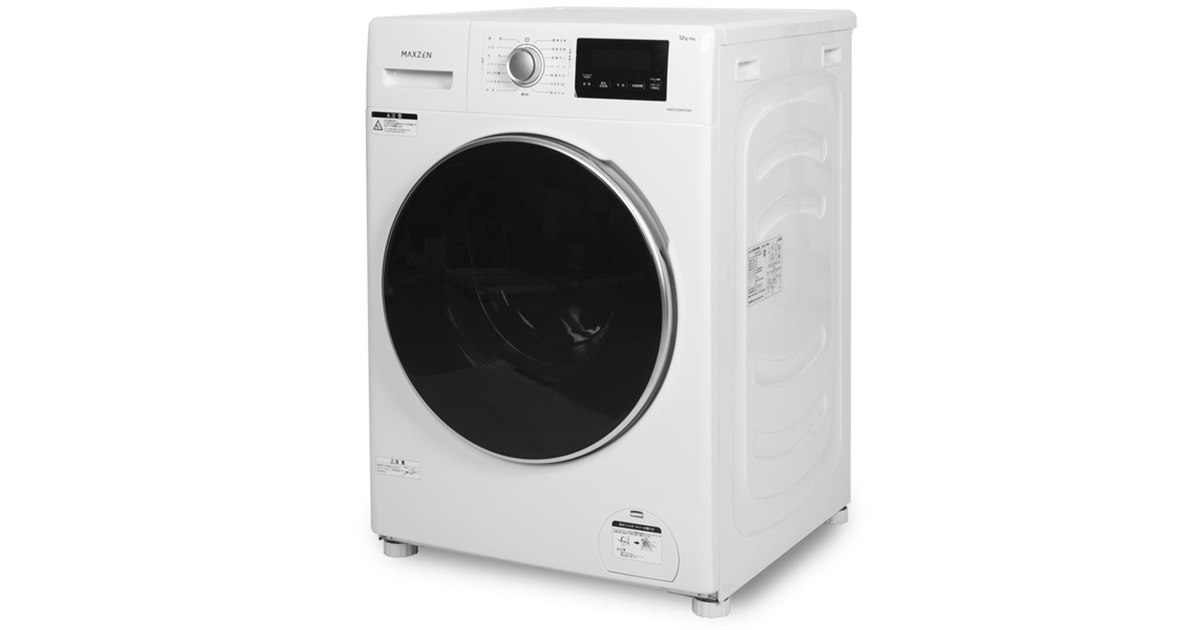 MAXZEN、乾燥フィルターレス設計や温水を採用したドラム式洗濯乾燥機2