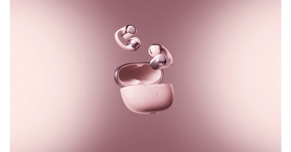 SHOKZ OpenDots S160 ピンク 骨伝導 イヤホン Shokz、イヤカフタイプの