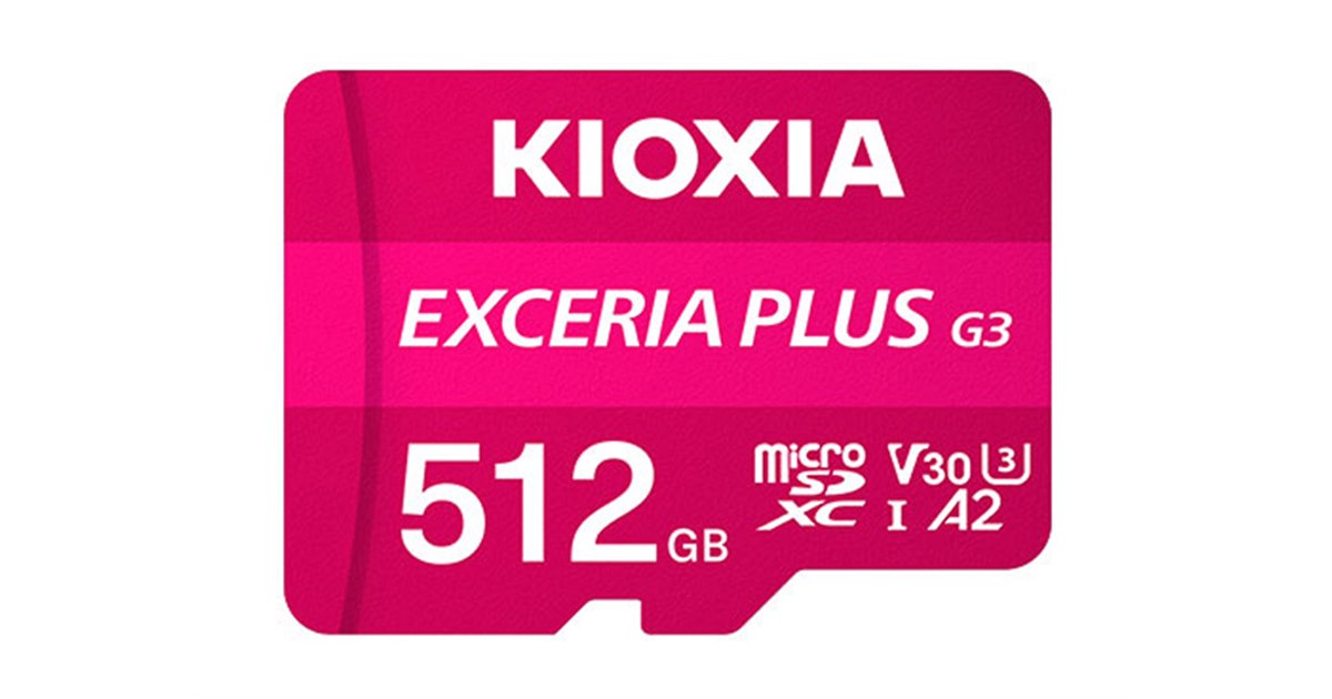 キオクシア、高画質録画および写真撮影向けmicroSDカード2シリーズ 
