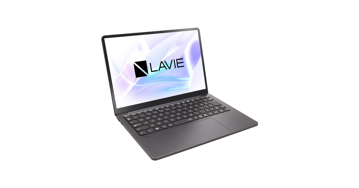 NEC、約1.197kgで長時間駆動・タッチパネルを採用した13.3型ノートPC