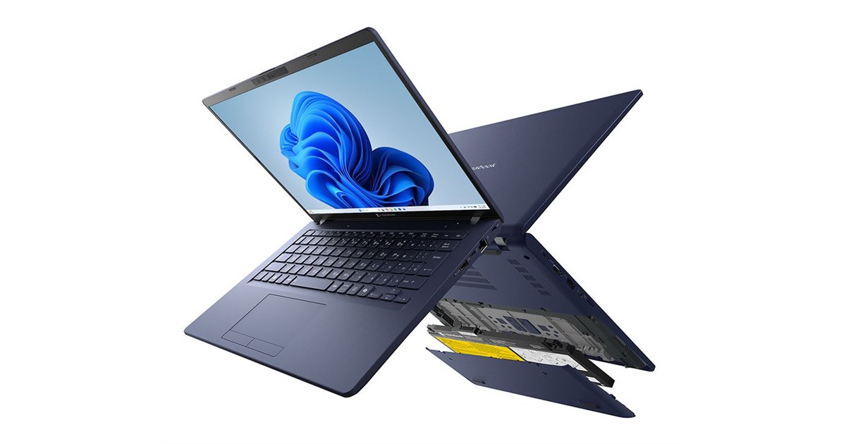 Ryzenやセルフ交換バッテリーを採用した14型ノートPC「dynabook