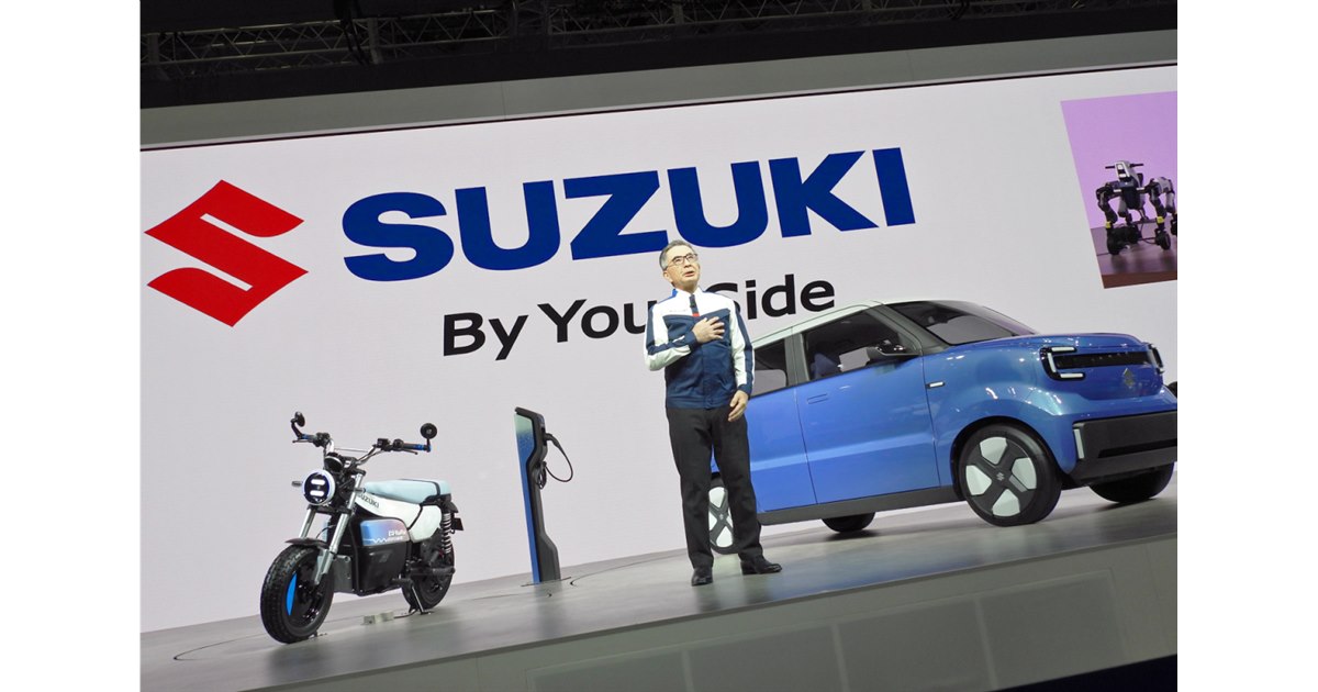 スズキが新型軽BEVや電動レジャーバイクのコンセプトモデルを出展