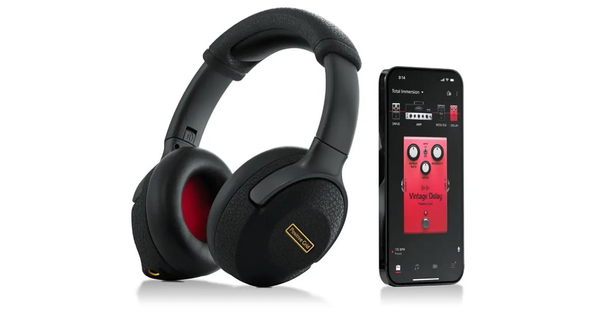Positive Grid、Bluetoothヘッドホンとしても使えるスマートギター