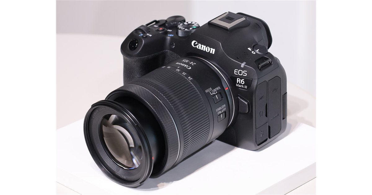 Canon EOS R6 Mark III ミラーレス一眼 Canon EOS R6 Mark III Mirrorless Camera w/RF 24-105mm f/4-7.1 IS