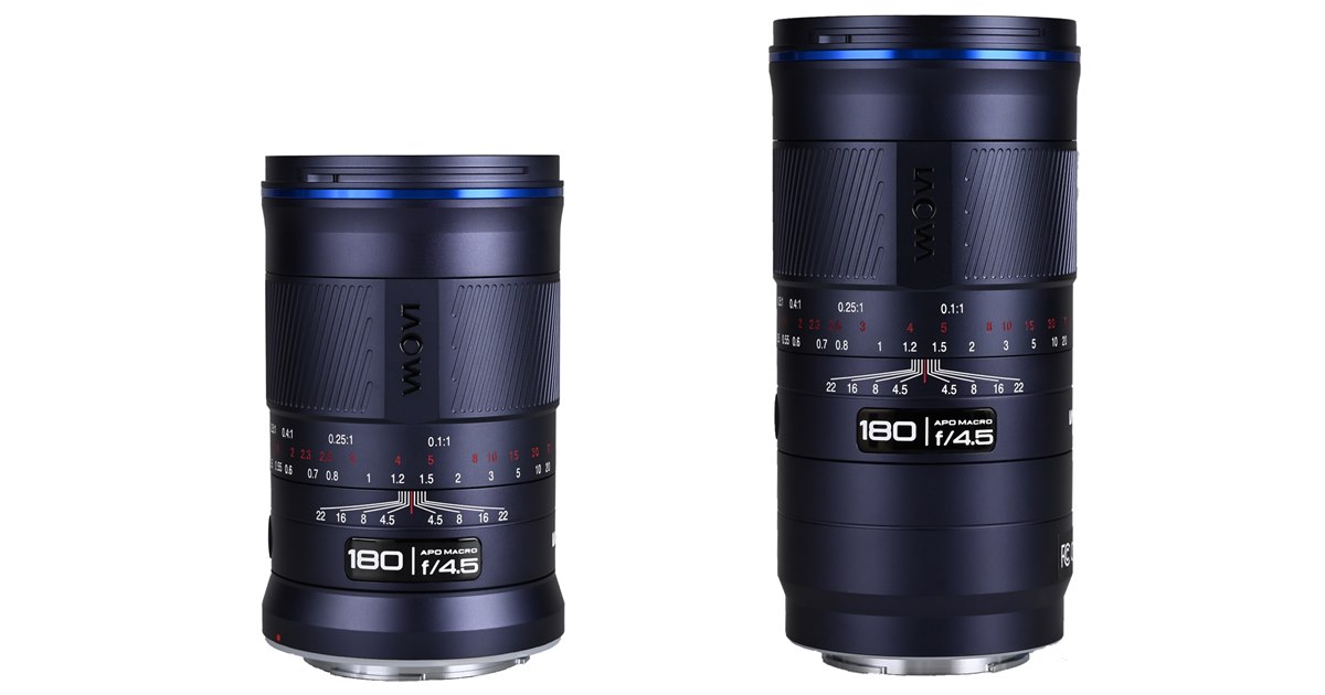 LAOWA、最大撮影倍率1.5倍の単焦点テレマクロレンズ「180mm F4.5 1.5x