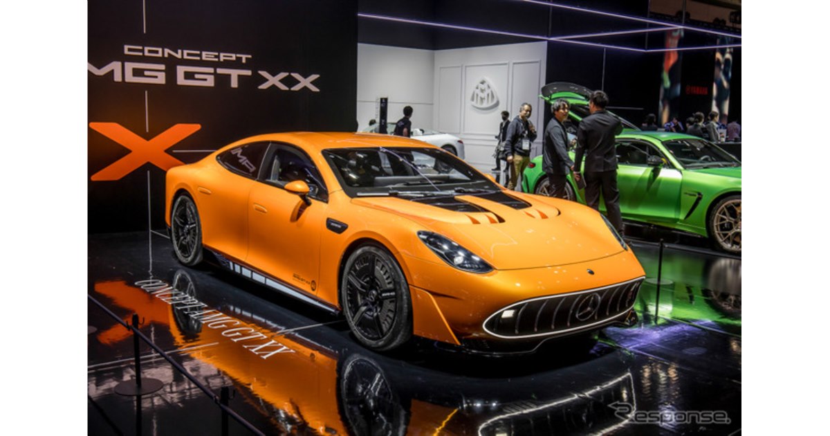 5分で400km分を充電！ メルセデス、未来の4ドアスポーツカー『AMG GT