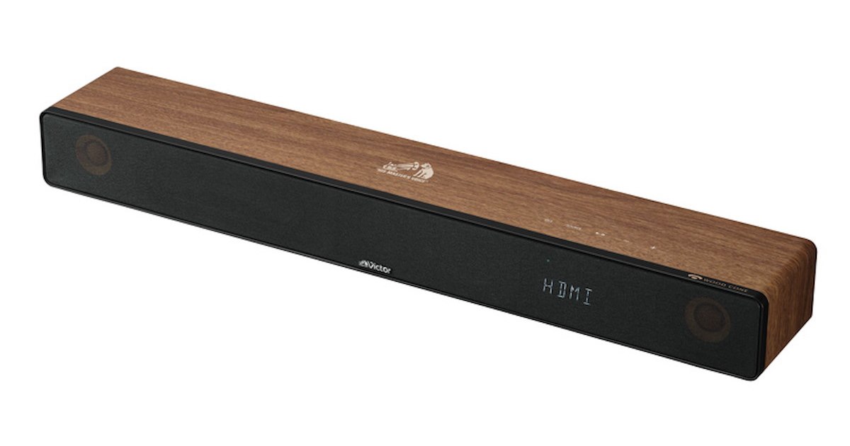 ビクター、ウッドコーンオーディオ初の一体型サウンドバー「WOOD CONE