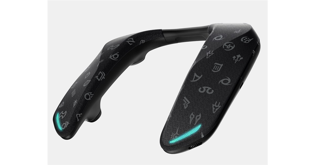 ワイヤレススピーカー(ファイナルファンタジー) パナソニック、「ファイナルファンタジーXIV」とコラボした肩乗せ