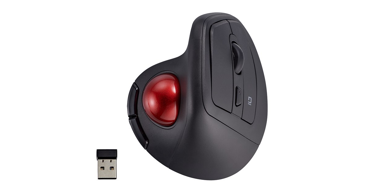 ナカバヤシ、豊富なカスタマイズに対応したマウス「無線エルゴ静音5