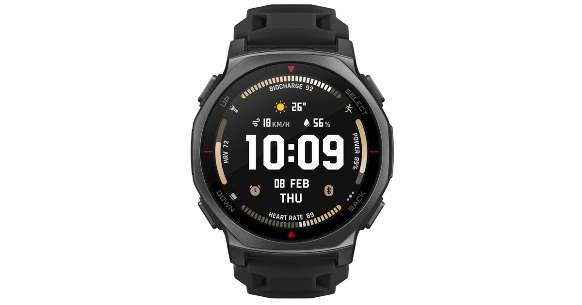 Amazfit、タフネススマートウォッチ「Amazfit T-Rex 3 Pro 44mm」に新