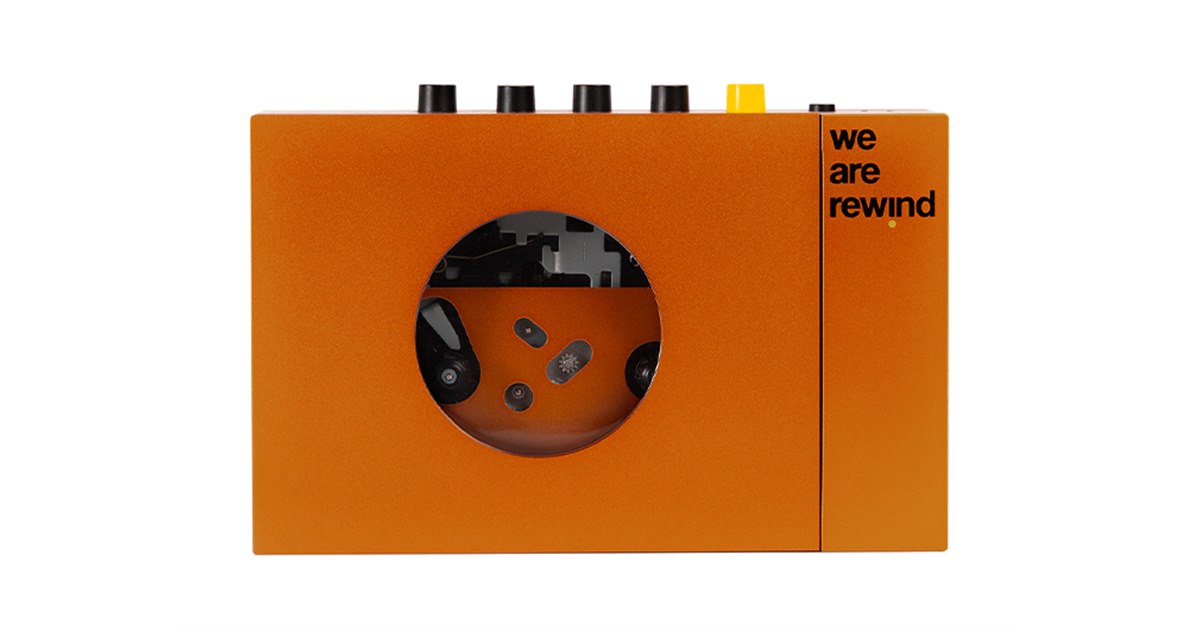 We Are Rewind、Bluetooth対応のモダンな録再カセットプレーヤー「WE
