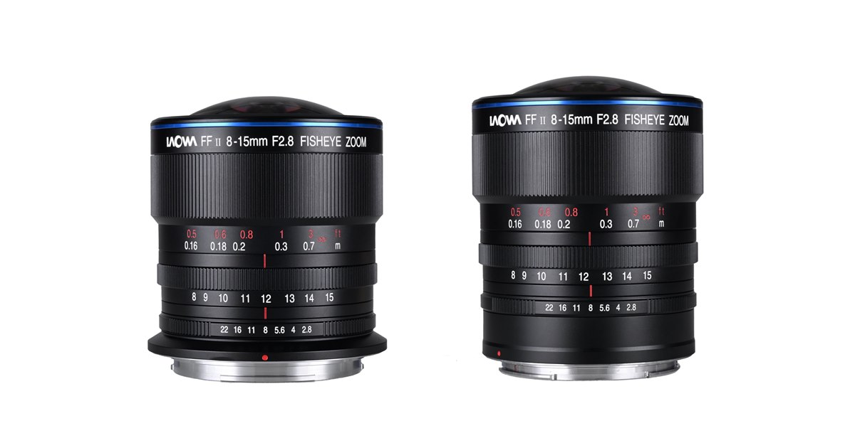 LAOWA、「8-15mm F2.8 FF Zoom Fisheye」に富士フイルムG