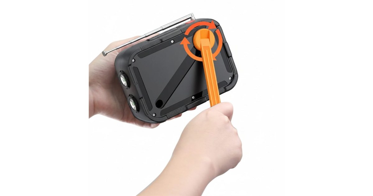 HIDISC、手回し/ソーラー/USB充電対応の防災・非常時向け「多機能