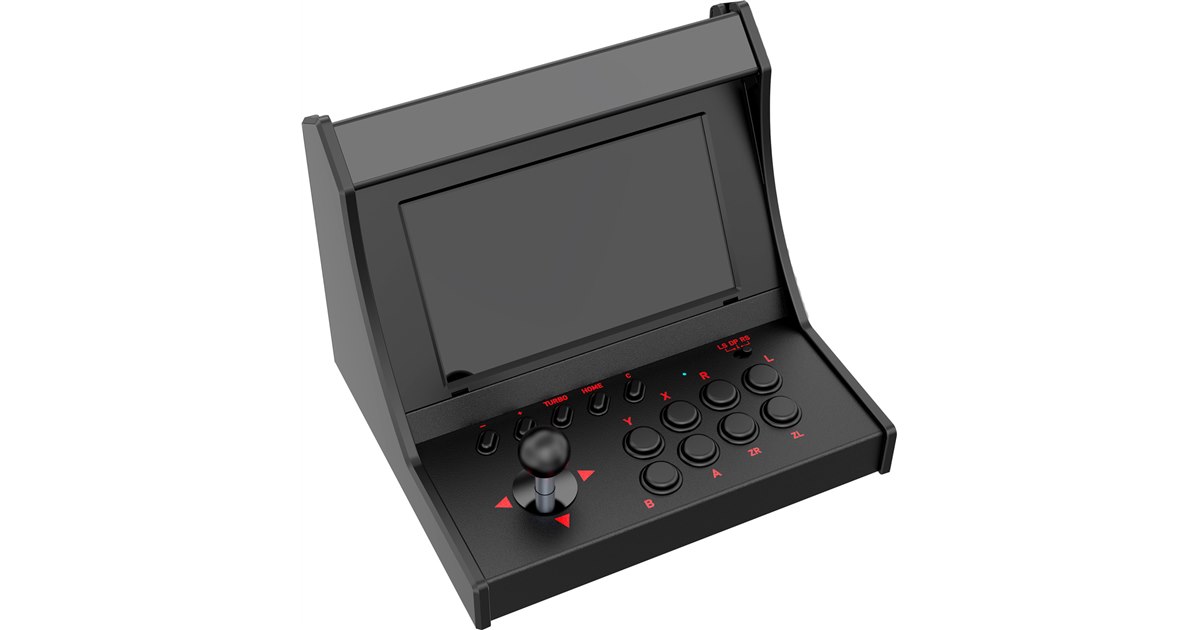 ゲオ、Switch対応のディスプレイ一体型コントローラードック「レトロ