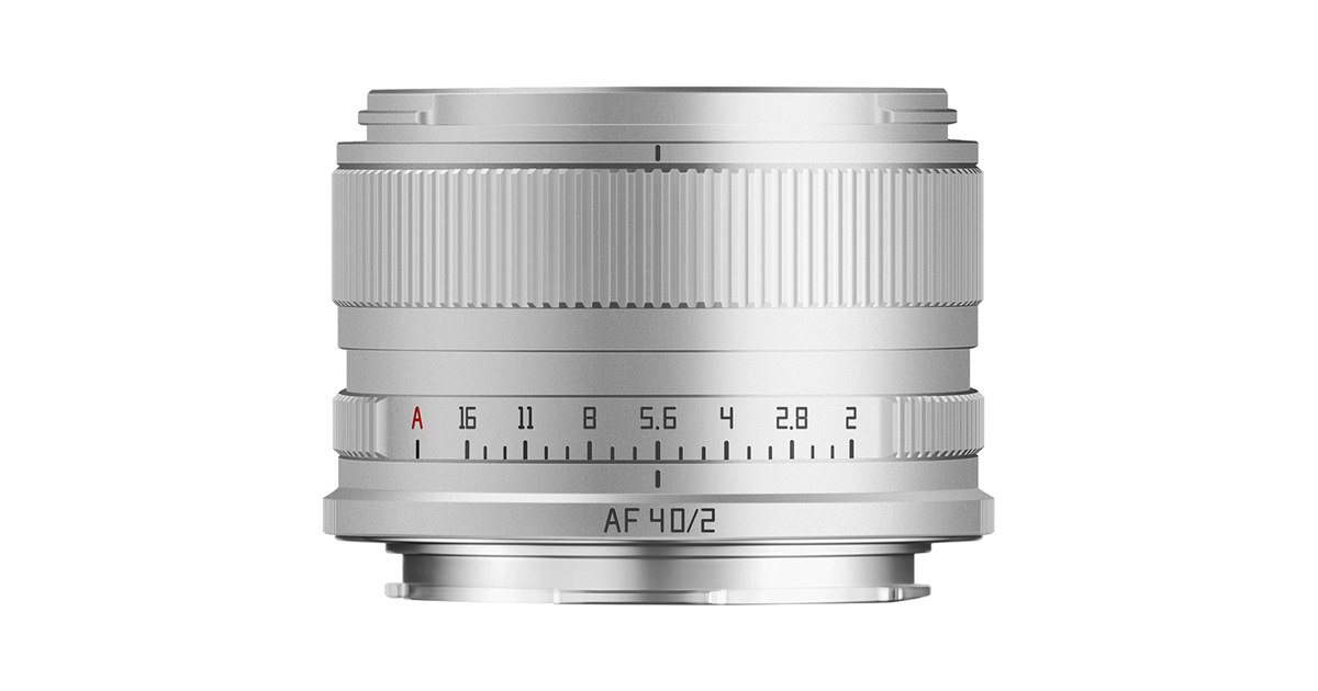 TTArtisan、AF対応の標準単焦点レンズ「TTArtisan AF 40mm f/2
