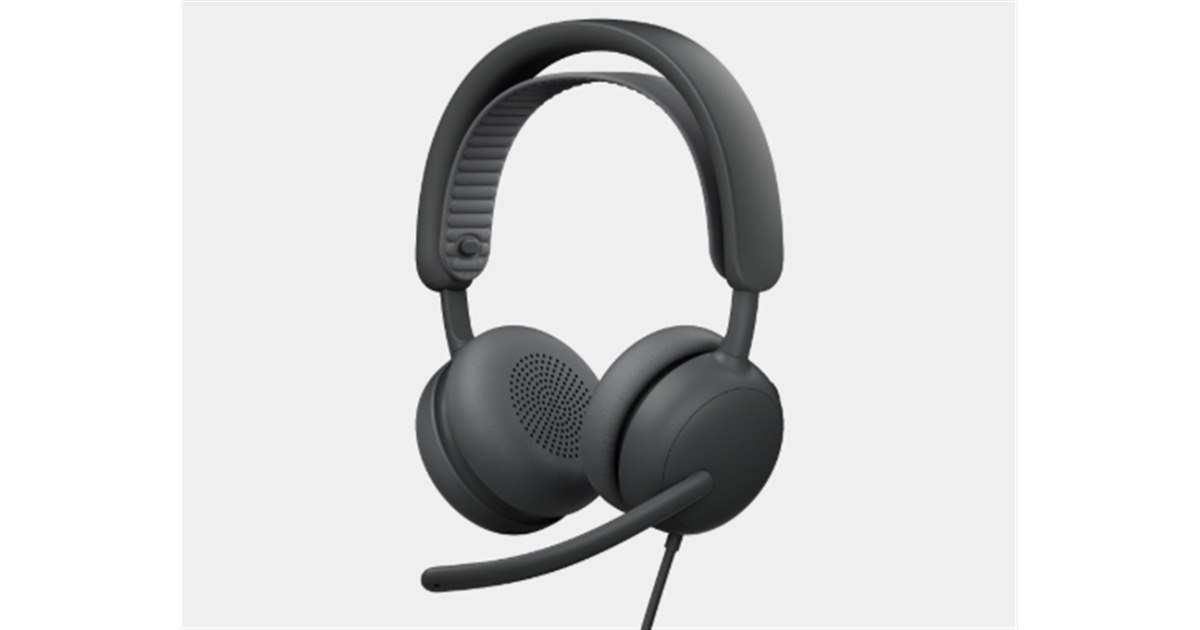 ロジクール、AIによるノイズ抑制機能を搭載したUSB有線ヘッドセット