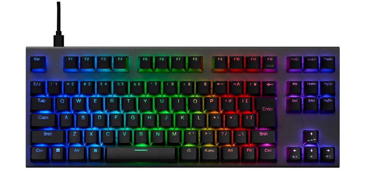 東プレ、ポーリングレート8000Hzのゲーミングキーボード「REALFORCE