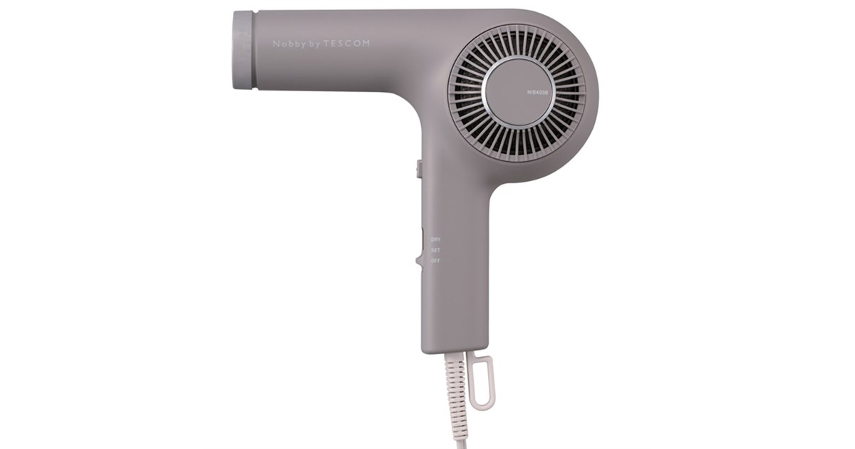 テスコム、静電気を抑制してうるおい・まとまり・ツヤのある髪へ導く