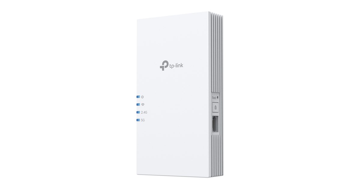 TP-Link、アンテナ内蔵型を採用したデュアルバンドWi-Fi 7中継器