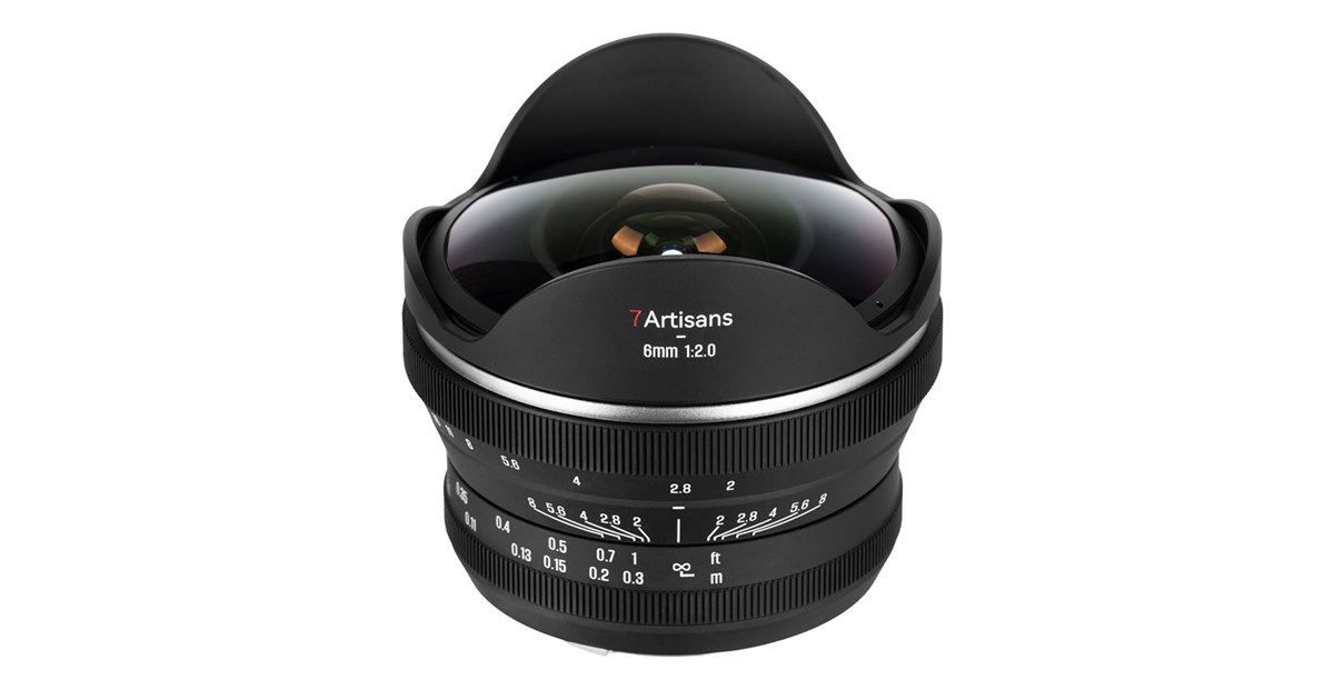 七工匠、APS-Cセンサー対応の魚眼レンズ「7Artisans 6mm F2 FISH-EYE
