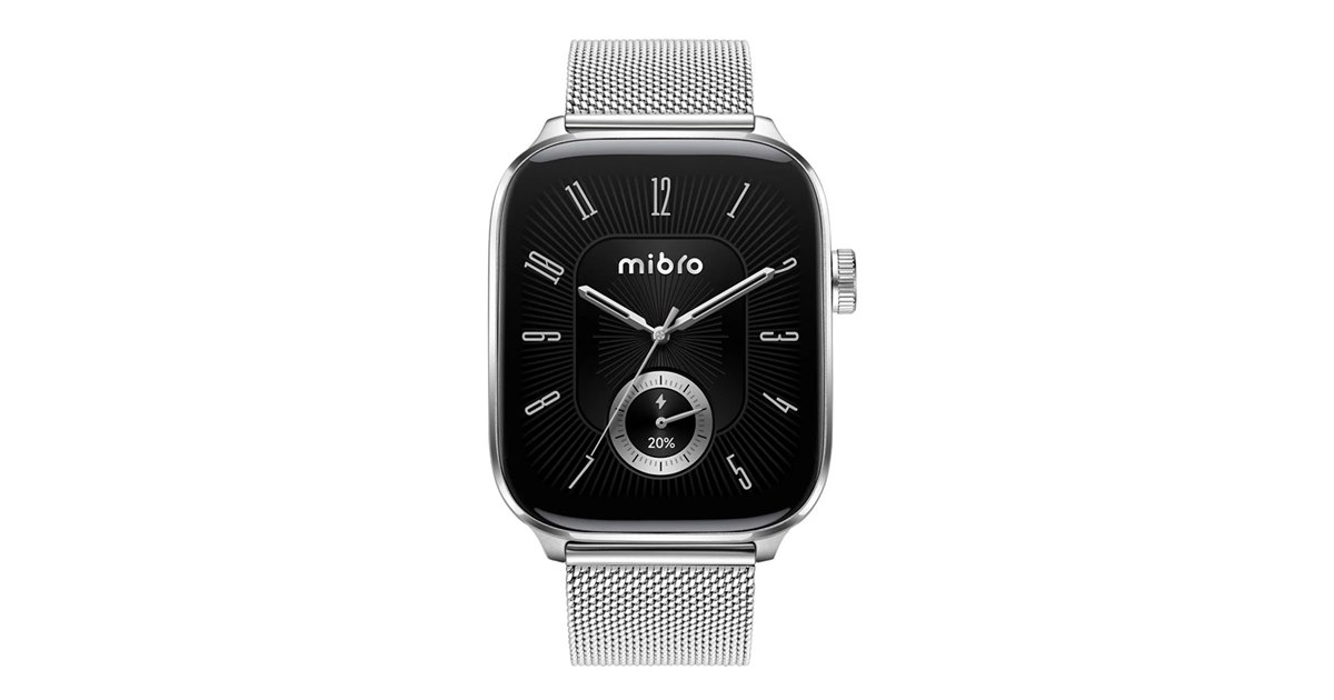 14,500円、1.75型AMOLEDやGPSを搭載したスマートウォッチ「Mibro Watch
