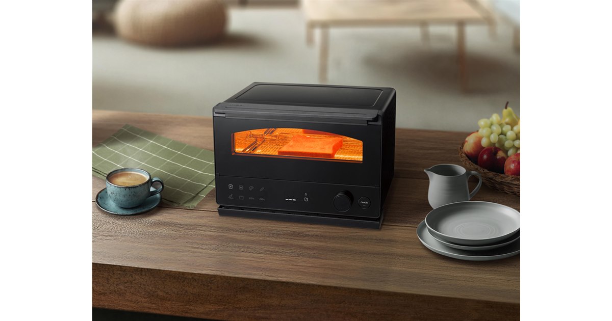 東芝、3Dドーム構造でトースト1枚を約60秒で焼き上げる「石窯ドーム