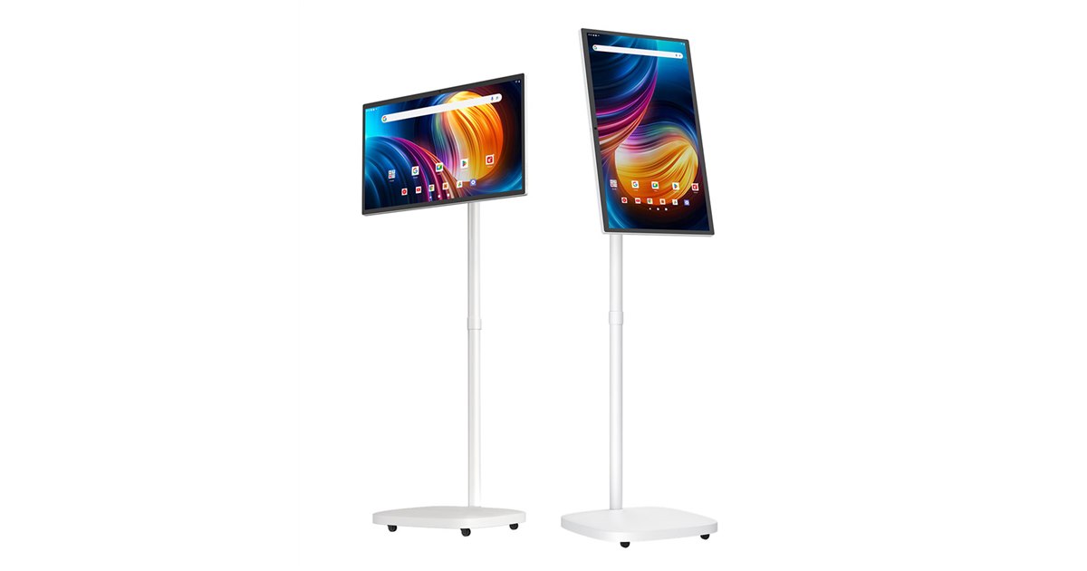 KEIYO、キャスタースタンド付き27型大画面を採用したタブレット「AN