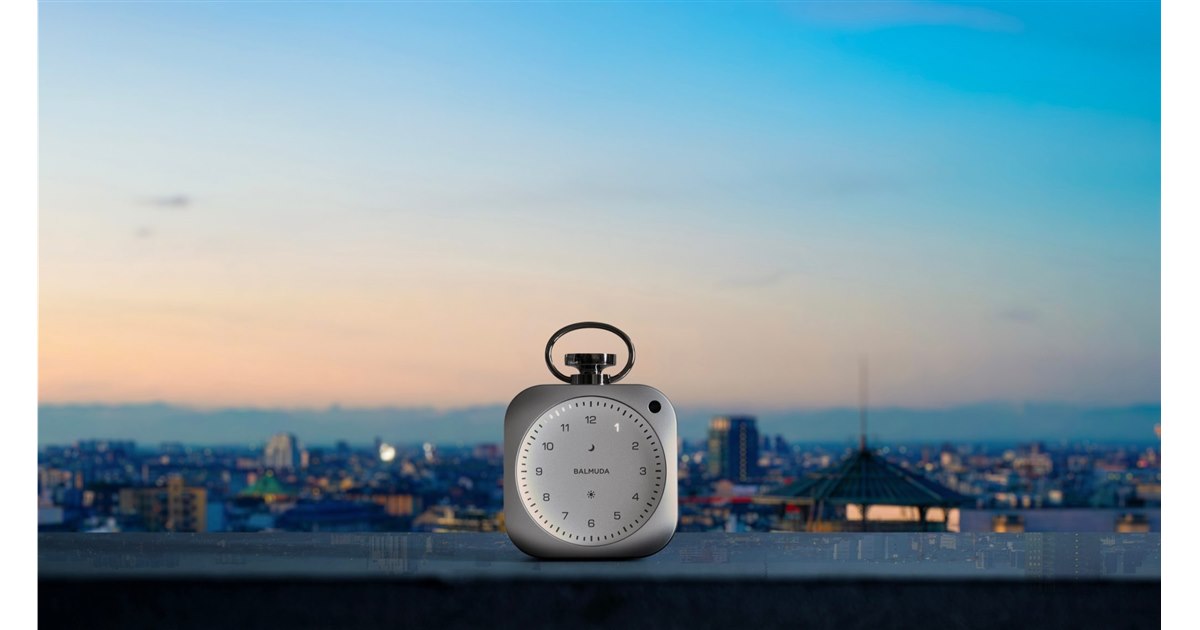 バルミューダ、スマホと連携する手のひらサイズの時計「The Clock（ザ