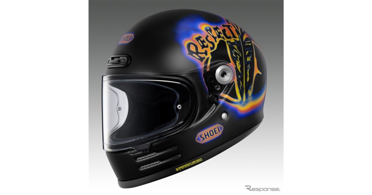 B'z稲葉浩志とSHOEIヘルメットがコラボ！『Glamster』『J・O＋』に受注