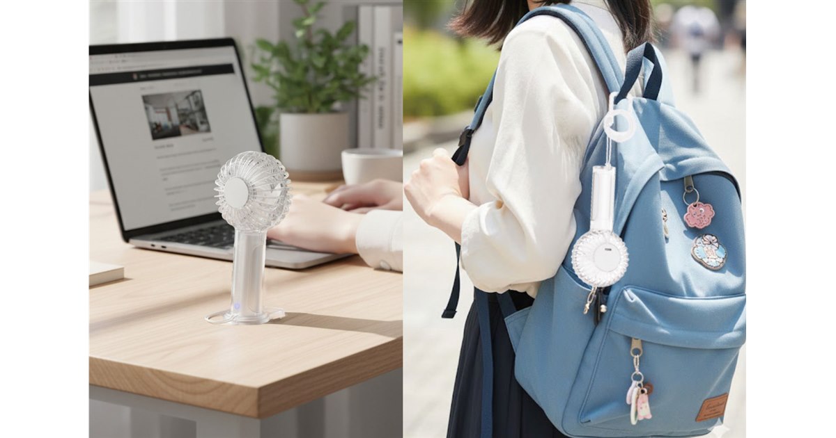 ドウシシャ、二重反転ファン採用で大風量の「ツインブレード クリア