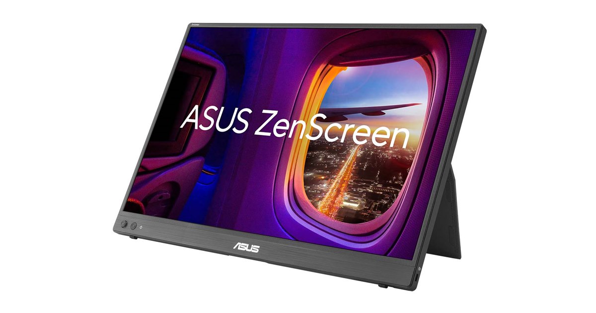 ASUS、WUXGA解像度の16型ポータブルモニター「ZenScreen MB16FC